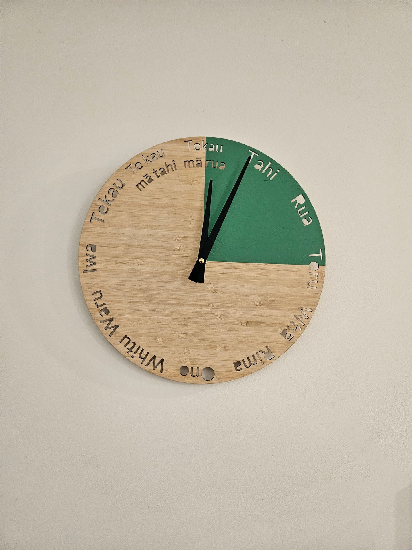 Clock - Te Reo Maori