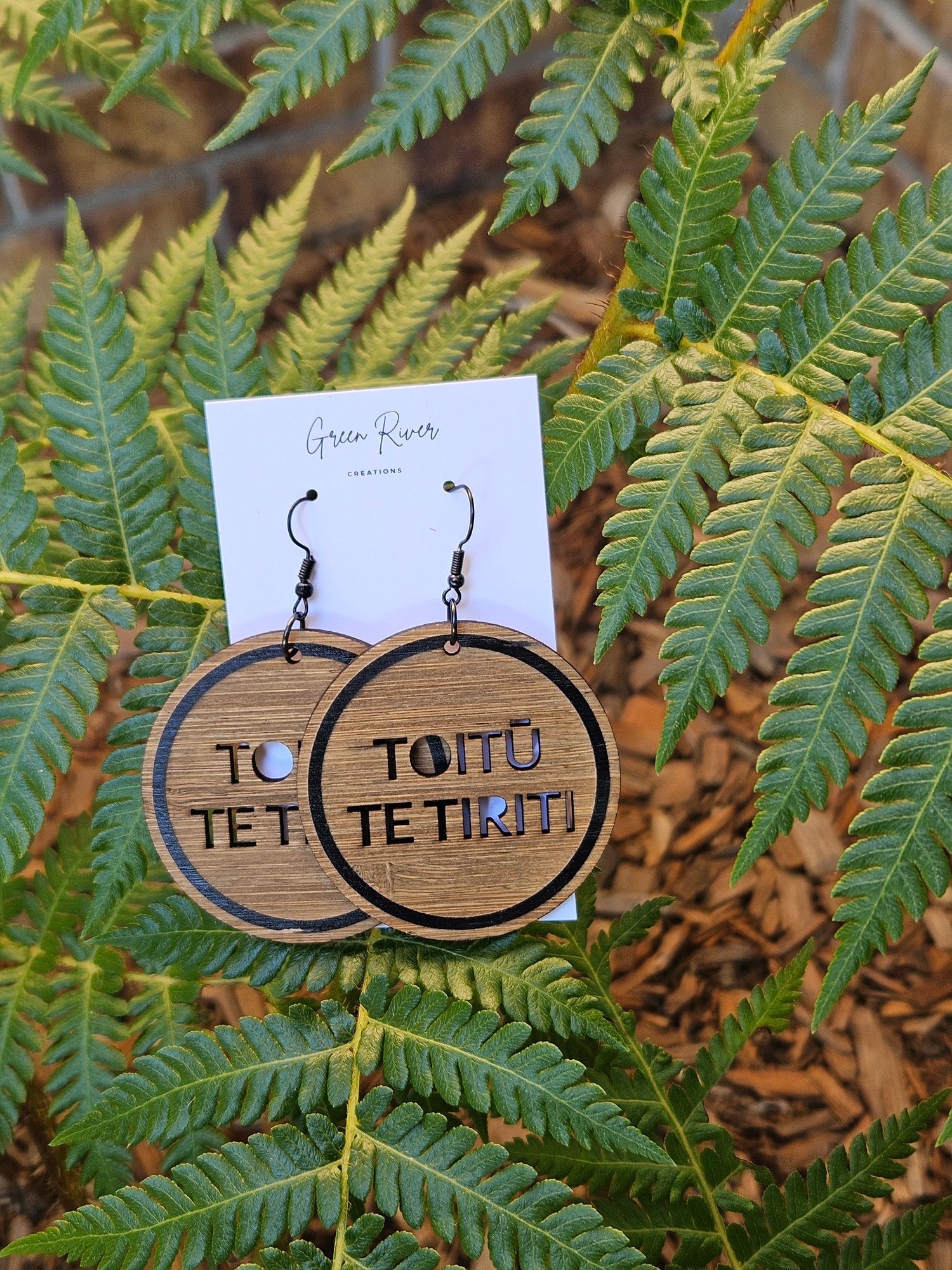 Laser cut earrings